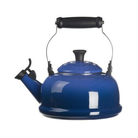 Le Creuset Enamel On Steel Whistling 1 4 5 Quart Teakettle Cobalt Le Creuset Enamel On Steel Whistling 1 4 5 Quart Teakettle