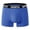 Blue, variant on Telankuip Men's Stretch Skin Friendly Four Corner Breathable Briefs Lightweight Soft Straight Leg Cut Tight Boxerbriefs Casual Solid Color Basic Underpants for Men Yellow XL