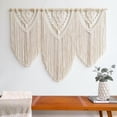 thumbnail image 5 of Macrame Wall Hanging Large- Boho Wall Decor- large wall art- Wall Decor Living Room- Macrame Tapestry Boho Decor for Bedroom (Beige-C), 5 of 12