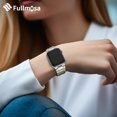 thumbnail image 3 of Correa de reloj Fullmosa compatible con Apple de 45 mm/44 mm/42 mm con funda, 3 of 8