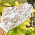 thumbnail image 4 of Guantes de encaje para mujer, guantes de fiesta de té, guantes cortos de cortesía, guantes de novia florales vintage para mujer, cena de boda, 4 of 5