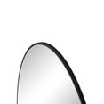 thumbnail image 2 of Noble House 39" Round Metal Wall Mirror, Modern Circular Vanity & Decorative Mirror for Bathroom & Bedroom, Black, 2 of 6