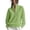 Green #23, variant on WULMLEO Quarter Zip Sweatshirt for Women Solid Long Sleeve Stand Collar Loose Fit Pullover 2026 Casual Fall Winter Soft Lightweight Tops Light Gray L