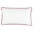 thumbnail image 3 of SAFAVIEH Hollie Joly Christmas Stockings 12" x 20" Holiday Pillow, Ivory/Red, 3 of 4