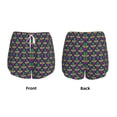 thumbnail image 6 of Goofa Mardi Gras Carnival3 Printed Women 2 in 1 Running Shorts,Quick Dry Athletic Workout Shorts,High Waisted Athletic Shorts with Liner Pockets-Small, 6 of 9
