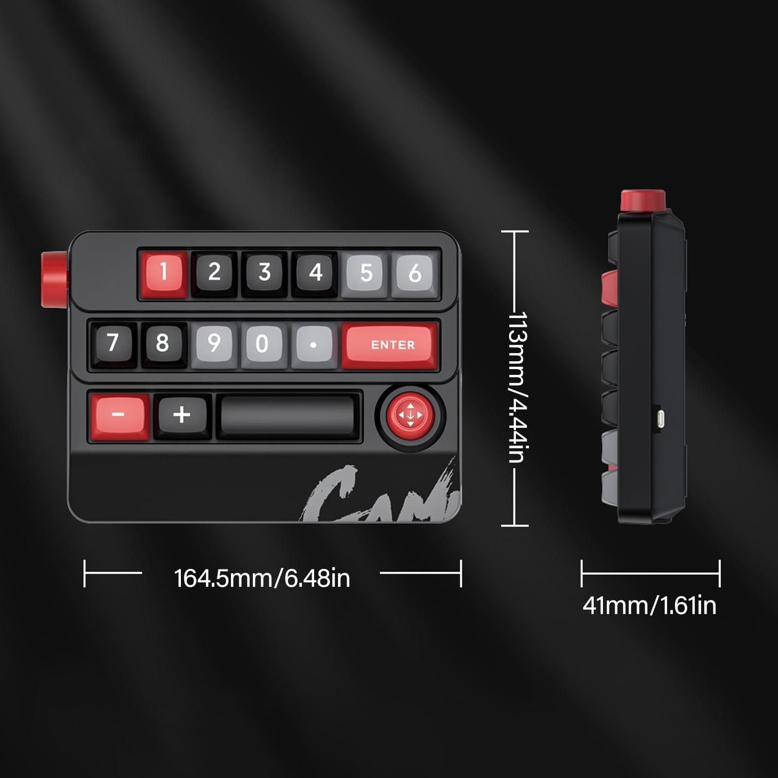Mechanical Gaming Keyboard Customizable with Hot Swappable Switches Small Keypad