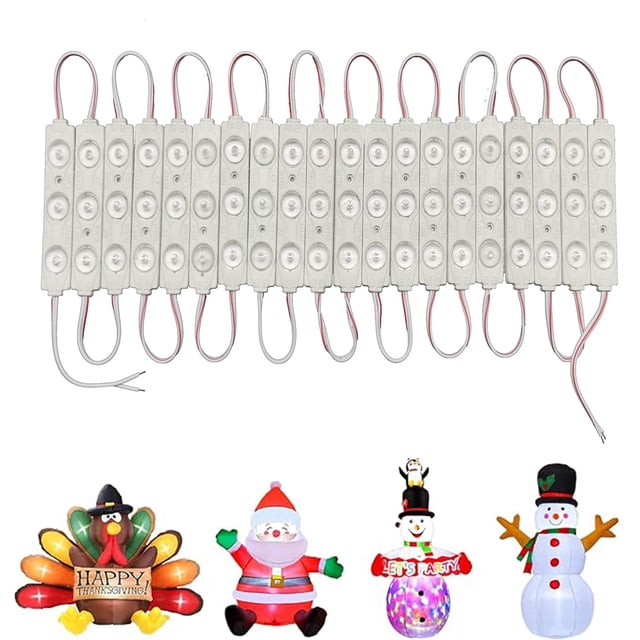 Módulo LED AOOYUANKE, 20 unidades, 300 cm, IP65, resistente al agua, blanco