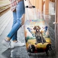 thumbnail image 3 of Welcome Spring Fairy German Shorthaired Pointer in Flower Meadow Travel Luggage Cover GSP Lover Dog Gift Suitcase Dust Protective Decor - 13002, 3 of 5