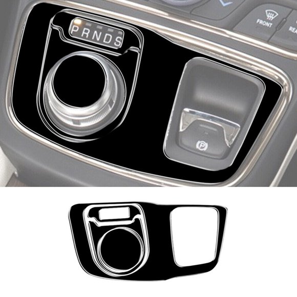 4X Gloss Black Center Gear Shift Panel Cover Trim for Chrysler 200 2015-2017