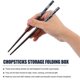 thumbnail image 4 of 2 Sets of Japanese Style Chopsticks with Storage Boxes Portable Chopsticks Sets, 4 of 4