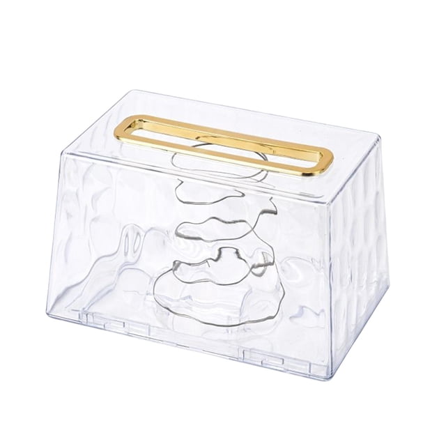 Cubierta de pañuelos transparente, pañuelos de primavera, de servilletas, soporte para caja de pañuelos, para cocina, , Blanco Sunnimix Cubierta de tejido