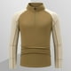 thumbnail image 1 of pstuiky camisa de manga larga para hombre, Blusa informal y moderna de manga larga con cremallera para hombre tops de invierno para hombre xxl, 1 of 9