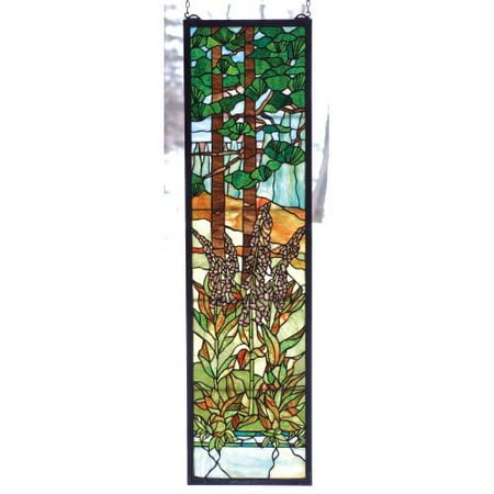 Meyda Tiffany 74037 Stained Glass Tiffany Window from the Wildflowers Collection