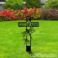 thumbnail image 2 of Craftnamesign Custom Name Dragonfly Memorial Metal with Stake, Outdoor Grave Marker, Memorial Stake, 2 of 4