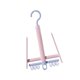 thumbnail image 5 of Perchero para secar zapatos con pinzas, soporte para zapatos, apilable, multifuncional, para secar Rosa, 5 of 9