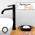 thumbnail image 5 of Autumn Alley Matte Black Metal & Glass Modern Farmhouse Soap Dish for Bathroom, 5 of 8