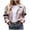 Pink, variant on BangWanChi Blazers for Women Business New Women’s Button Slim Business Solid Short Blazer Collar Suit Jacket Suit