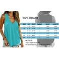thumbnail image 6 of MOSHU Tank Tops for Women Flowy Deep V Neck Women Shirts Loose Fit Summer Sleeveless Tops, 6 of 9