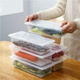 thumbnail image 2 of hejhncii Vegetable Storage Containers with Drain Tray Keep for Veggie Fruit Sal, 2 of 15