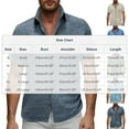 thumbnail image 2 of Frnrwgo Mens Shirts Short Sleeve Solid Color Trendy Tee Cozy Breathable Lapel Tops for Summer, 2 of 5