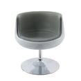 thumbnail image 3 of CorLiving Mod Modern Bonded Leather Barrel Chair, 3 of 7