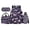 Dark Star Butterfly, variant on Night Sky Purple Star & Pink Butterfly Backpack Bundle, 17 Inch Galaxy Fairy Casual Girls School Bookbag Including Lunch Bag, Stationery Pouch and Water Bottle Carrier