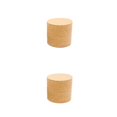 thumbnail image 3 of Inteprter Paquete de 10 posavasos de corcho autoadhesivos redondos de madera para dormitorio, taza de agua, puerta, armario, alfombrillas para 90x1mm 2Conjunto, 3 of 6