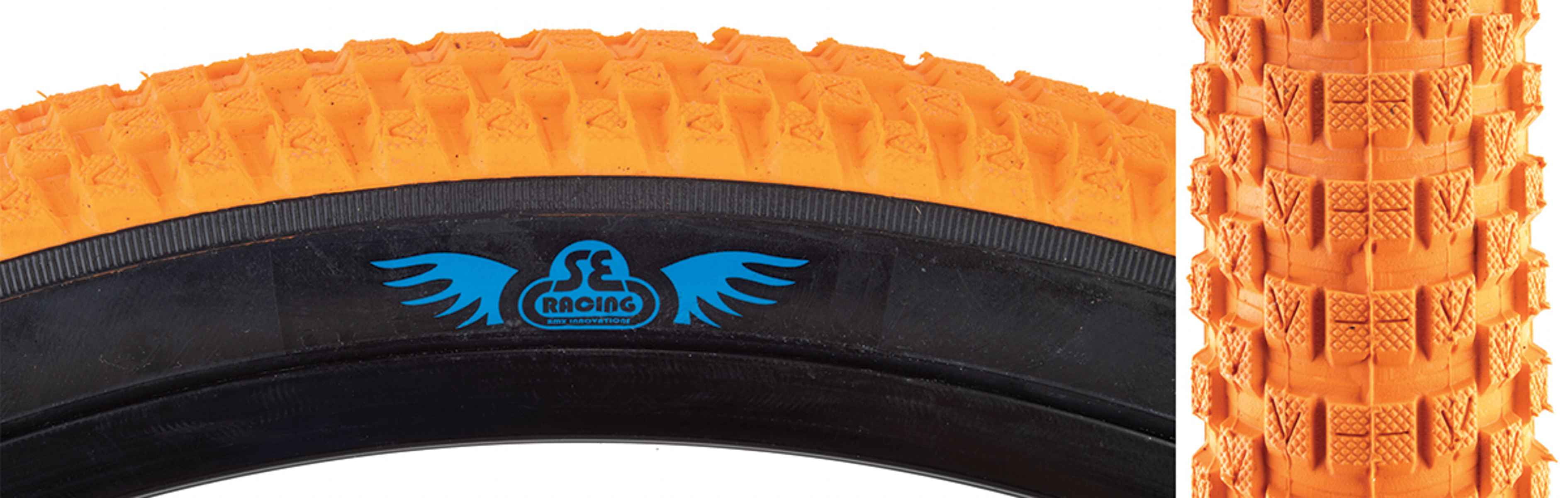 orange 24 inch bike tires