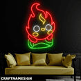 thumbnail image 2 of Craftnamesign Bornfire Neon Sign, Fire Camping Led Sign, Holiday Trip Wall Decor, 2 of 4