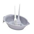 thumbnail image 3 of Bunblic Hair Coloring Tool Colour Mixing Dyeing Set Professional Tinting Bowl Silicone DIY Color Soft Bristle Brush Color Mixing Tool Grey, 3 of 8