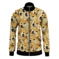 thumbnail image 4 of Sudadera con capucha y cremallera con estampado de cabeza de perro, sudaderas con estampado 3D, chaqueta para hombre y mujer, ropa informal de moda, abrigo unisex, chaqueta, tops, 4 of 5