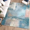 thumbnail image 6 of Addison Rugs Mayfield Premium Machine Washable Transitional Modern Teal Rectangle Rug, 10' x 14', 6 of 6