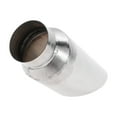 thumbnail image 1 of Punta de escape hacia abajo de 2.5" ID de Unique Bargains, acero inoxidable T304, pulido de superficie, tubo de codo de doble mandril, longitud total de 9.1" adecuada para salidas de escape de 3.5" OD, 1 of 7