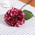 thumbnail image 2 of Daboolka Ramo de flores artificiales de hortensias de seda, flores de boda, fiesta nupcial, decoración del hogar (azul), 2 of 3