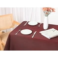 thumbnail image 5 of REGALWOVEN 1 Pack Rectangle Tablecloth, Cotton Linen Spillproof Table Cover for Kitchen Dining, Holiday Red 140x200cm, 5 of 5