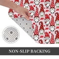 thumbnail image 6 of Rateoe Christmas Gnome Pattern Flannel Door Mat Indoor Outdoor Entrance, Waterproof All-Weather Doormat,Fade Resistant, Low Profile Entryway Mat 16x24in, 6 of 7