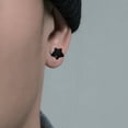 thumbnail image 2 of 2 pairs of zircon magnet ear clips without ear holes made of 316 zircon earrings, 2 of 5