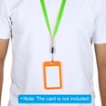 thumbnail image 5 of Uxcell 17" Neck Lanyards 0.6" Width Detachable Strap Lanyard for ID Badge Keys Fluorescent Green 10 Pack, 5 of 5