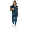 thumbnail image 5 of Hanes Womens Scrubs Cargo Joggers, Comfort Fit Healthcare Scrubs for Women, 5 of 9