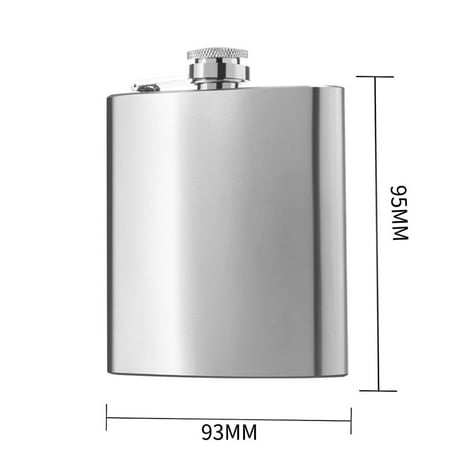 

Goodhd 6/8oz Hip Flask Stainless Steel Whiskey Liquor Pocket Wine Bottle Large Capacity