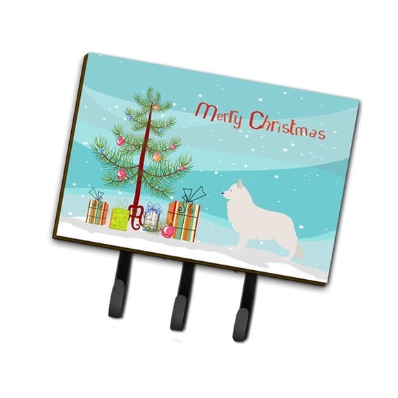 Berger Blanc Suisse Christmas Leash Or Key Holder