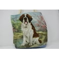 thumbnail image 2 of Saint Bernard Foldable Tote Bag - Waterproof - Zipper Market Tote, 2 of 2