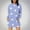 Blue, variant on SMihono Fashion Polka Dot Hoodie Dress for Women Long Sleeve Casual Sweatshirt Dress with Pockets Cozy Spring Winter Fashion Loungwear Black 8