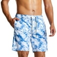 thumbnail image 5 of Mens Swim Trunks with Compression Liner Quick Dry Bathing Suits Shorts with Pockets - S, 5 of 6