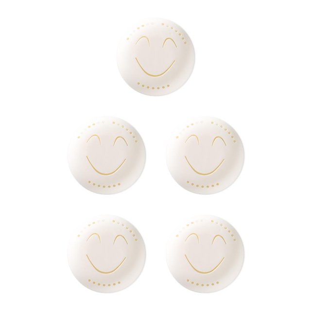 Ounissouiy Cajón Armario Mini Ambientador Aceite esencial PP Desodorante Sala de estar Dormitorio Baño Eliminador de olores Oficina Blanco blanco 5Conjunto