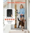 thumbnail image 4 of KFFKFF Keyless Entry Door Lock with Handle Set, Touchpad Electronic Deadbolt with IC Card, Customizable User Codes, Keyed Entry, Auto Lock, 4 of 9