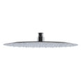 thumbnail image 3 of ALFI brand RAIN128-BSS 12" Oval Brushed Solid Stainless Steel Ultra Thin Rain Shower Head, 3 of 7