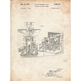 thumbnail image 2 of Borders, Cole 19x24 White Modern Wood Framed Museum Art Print Titled - PP959-Vintage Parchment Missile Launching System patent 1961 Wall Art Poster, 2 of 4