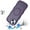 Purple, variant on XPM for Apple iPhone 15 Phone Case, Grip Hand Magnetic Hybrid Case Shockproof Protection Matte Skin Rubber TPU + PC Cover for iPhone 15 (Black)