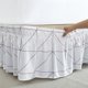 thumbnail image 4 of Xihbxyly Faldón de Cama Elástico, Diseño Antideslizante, Estilo Plisado, Cobertura Total de 360°, Calidad de Hotel, Fácil Cuidado, Lavable a Máquina, Disponible En 120 X 200 Cm, 150 X 200 Cm y 180 X, 4 of 6